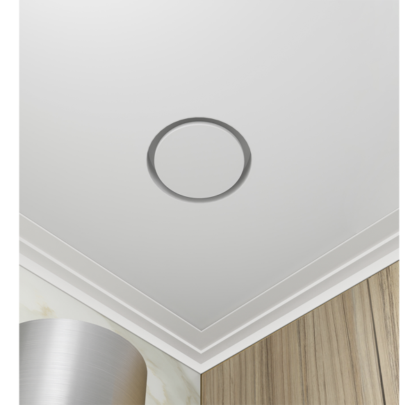 Теневой магнитный диффузор с вентилятором для потолков из гипсокартона 125 мм