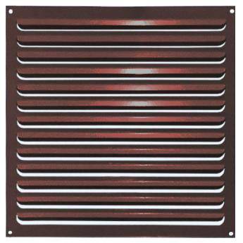 Решетка металлическая коричневая 400х400мм 4040РМк